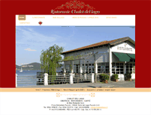 Tablet Screenshot of chaletdellago.it